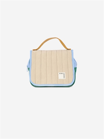 Bobo Choses Soft Color Block Padded Corduroy Diaper Bag